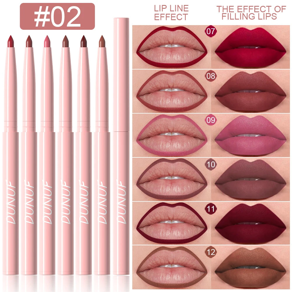 kit de 6 delineador labial