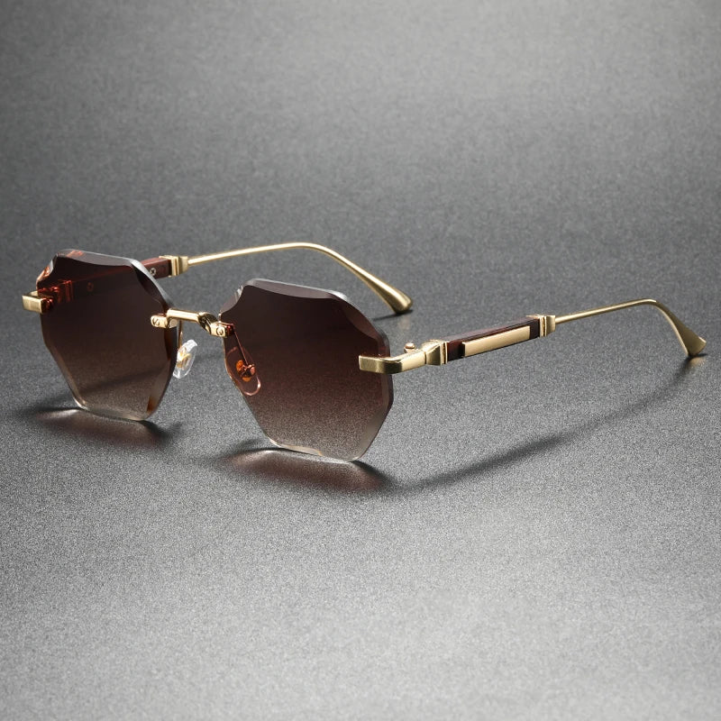 Gafas de sol geométricas protectora