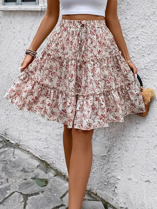 Falda floral