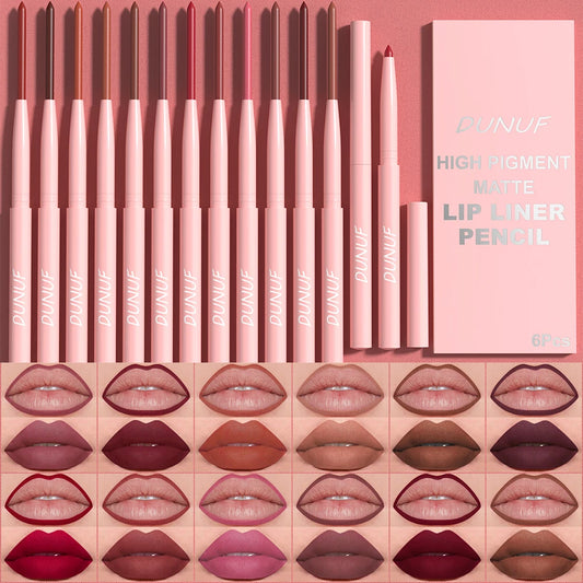 kit de 6 delineador labial