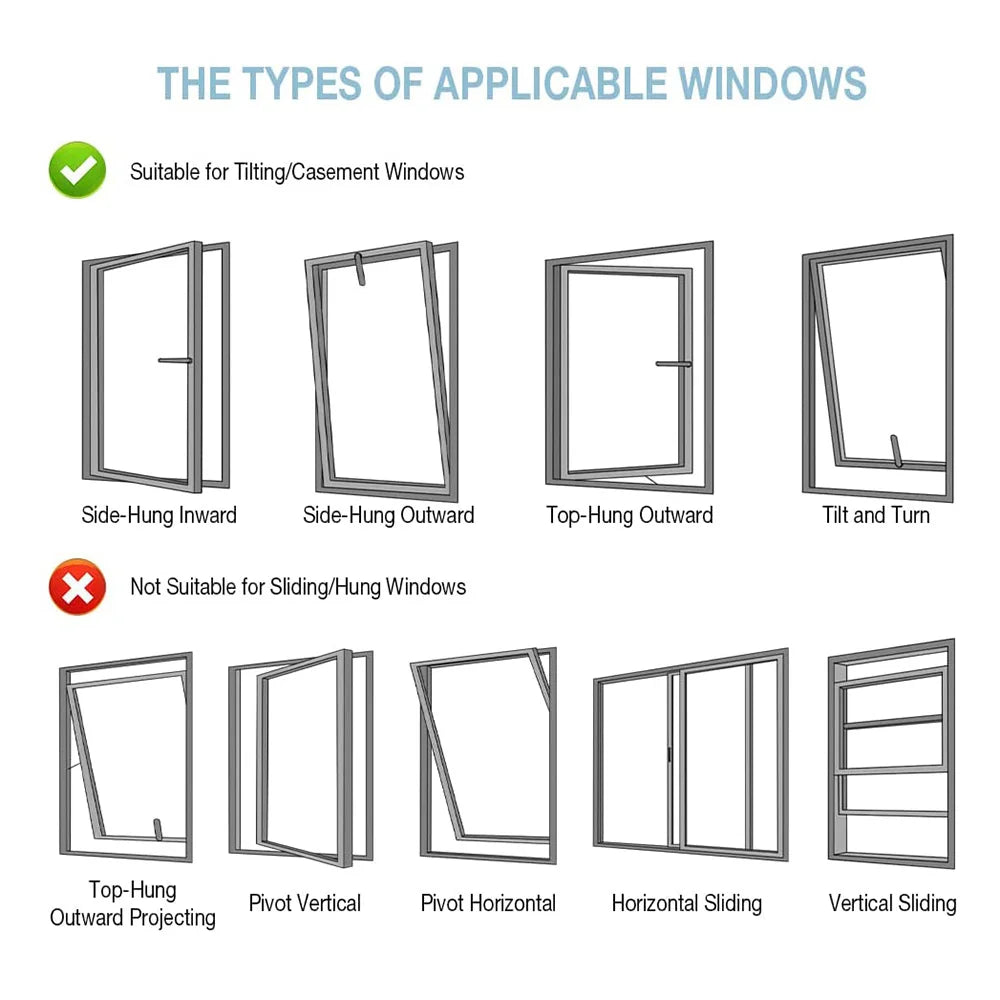 Universal Waterproof Window Seal for Portable Air Conditioner Tilt Tilt Window Adjustable Air Conditioner Accessories