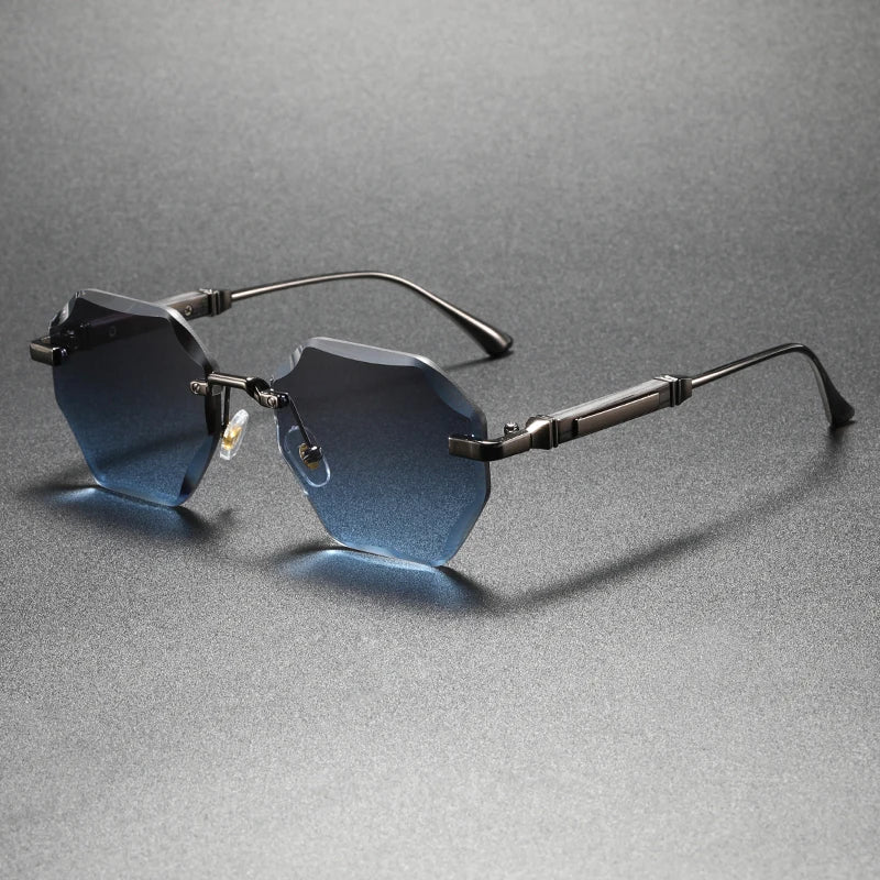 Gafas de sol geométricas protectora