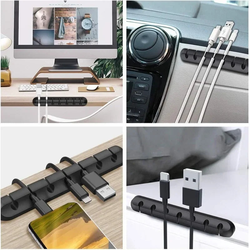 Organizador de cable USB de silicona