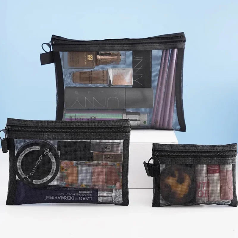 Bolsas de malla transparente, diferente medidas