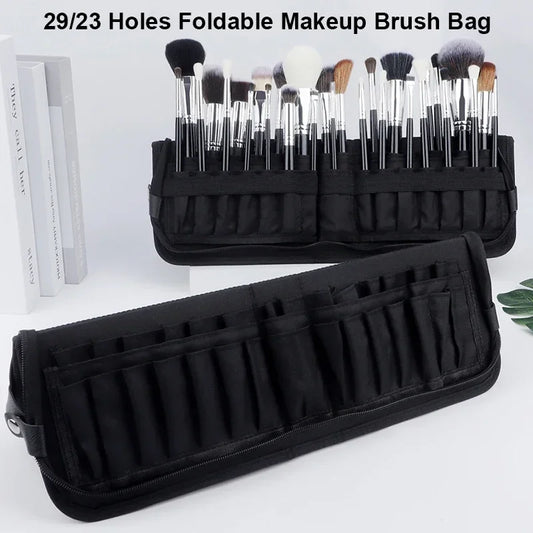 Bolsa plegable para pincel de maquillaje