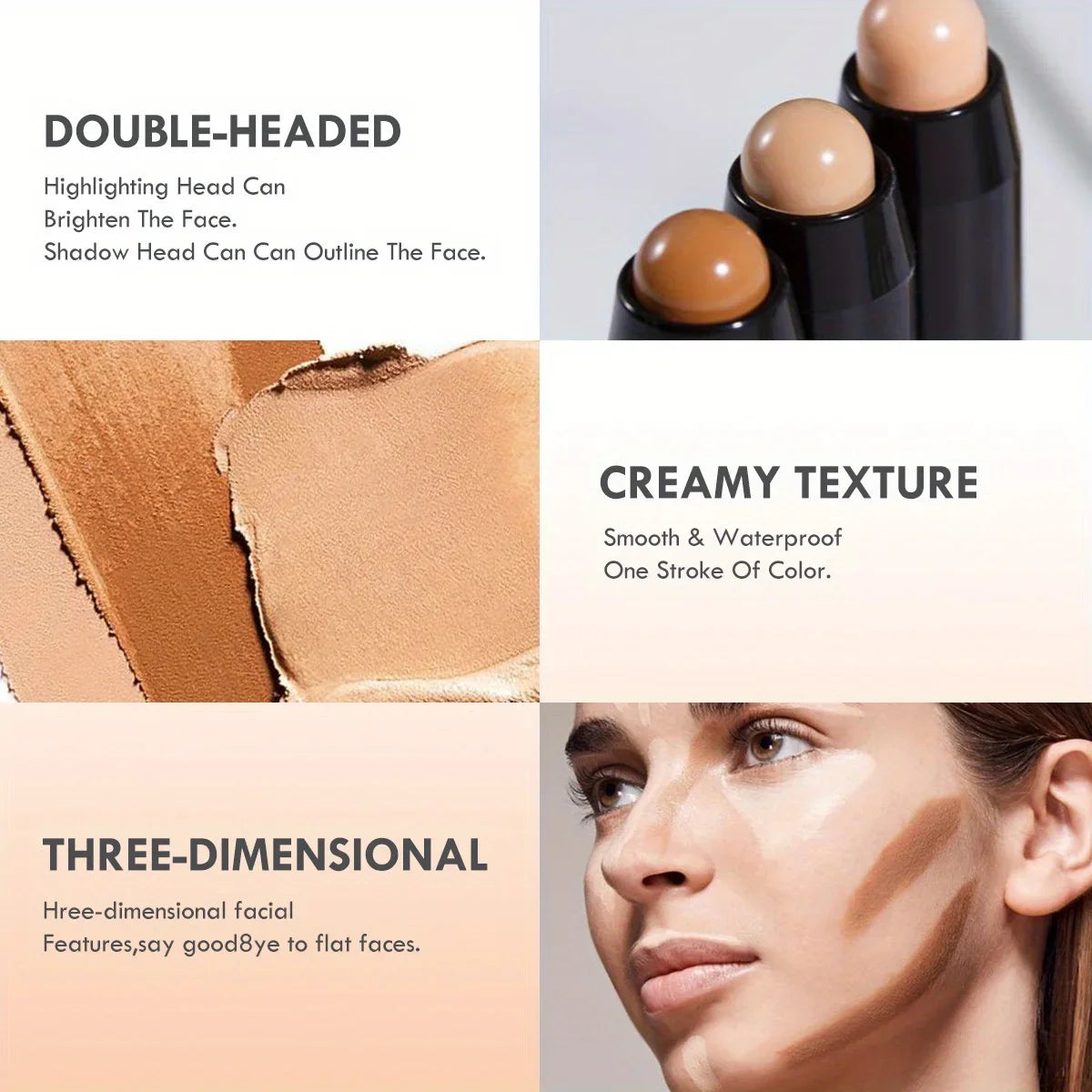 bolígrafo facial doble
