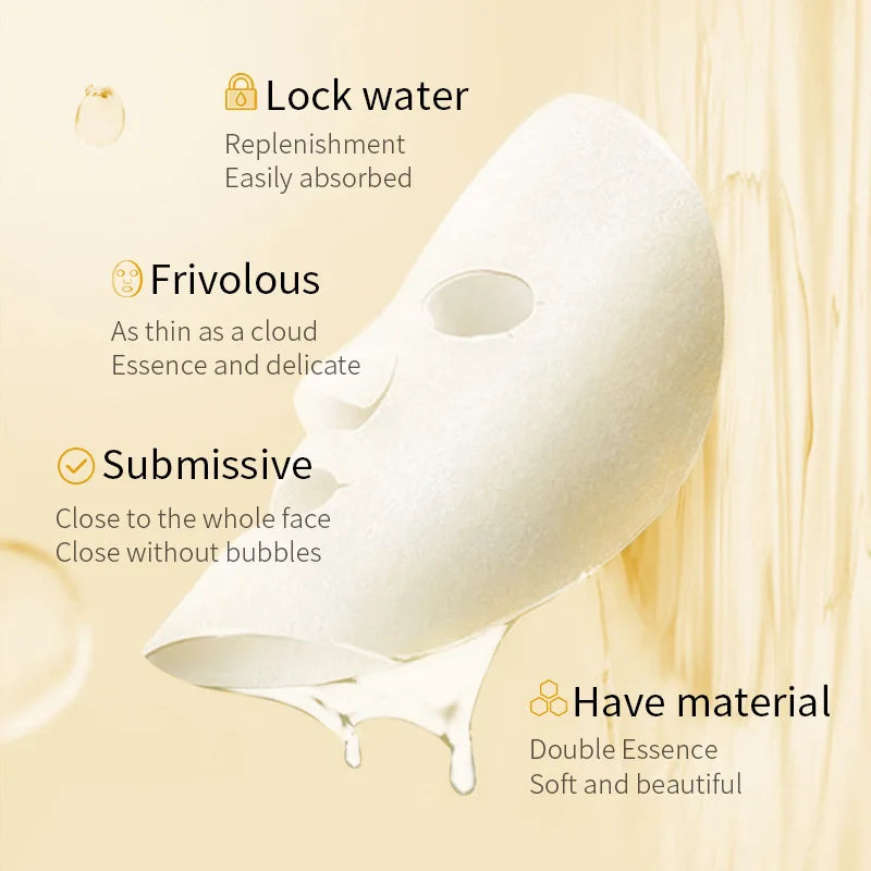 10pcs BIOAQUA Mascarilla Facial de Arroz