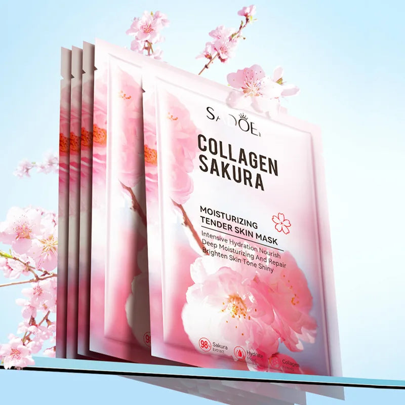 5pcs Mascarilla Facial SAKURA