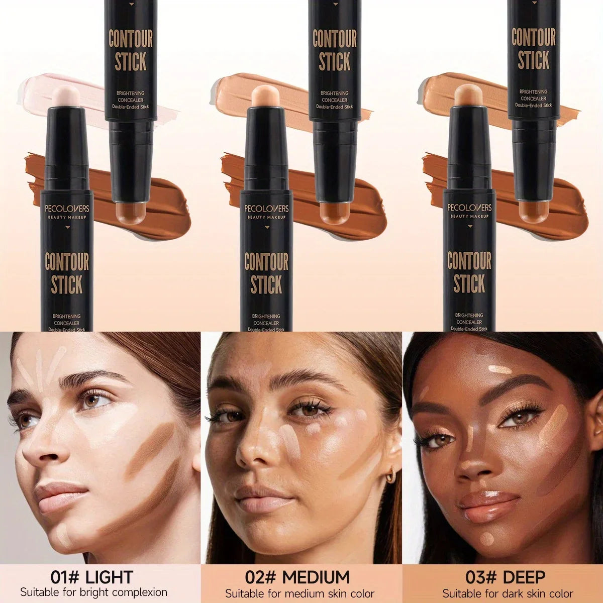 bolígrafo facial doble