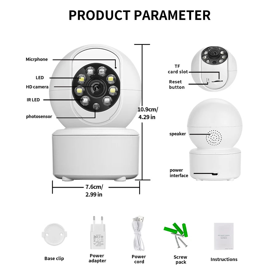 Cámara De Seguridad Inalámbrica WIFI