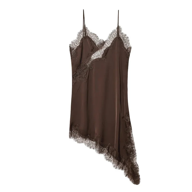 Vestido mini de encaje