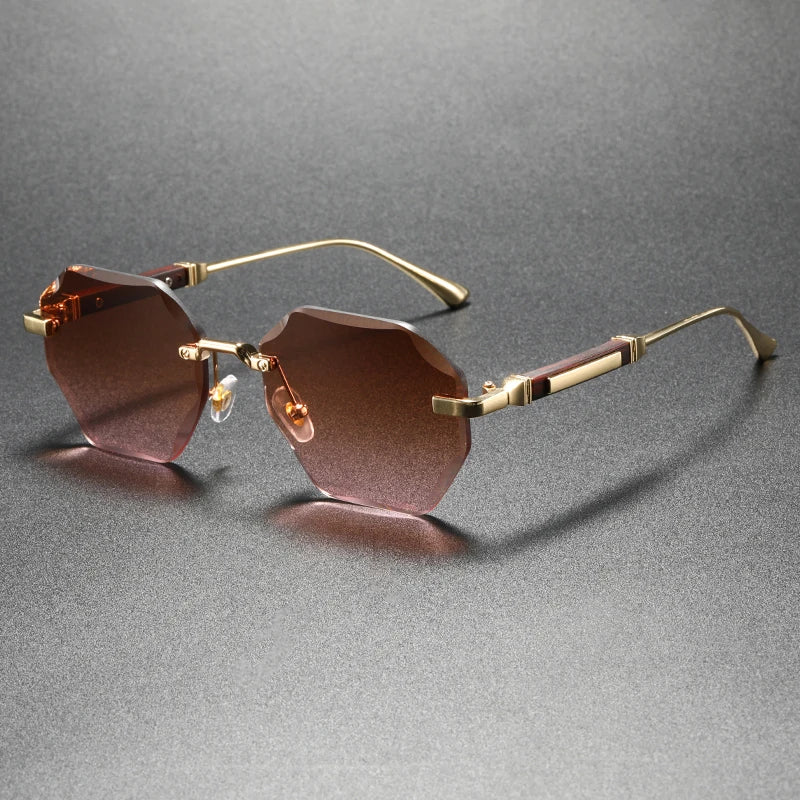 Gafas de sol geométricas protectora
