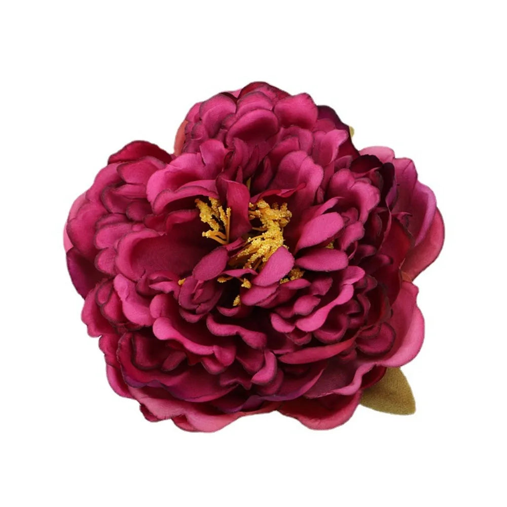 Broche elegante de flor artificial