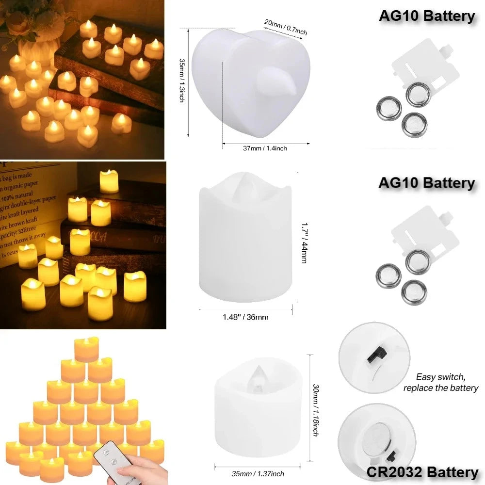 VELAS LED DE TÉ