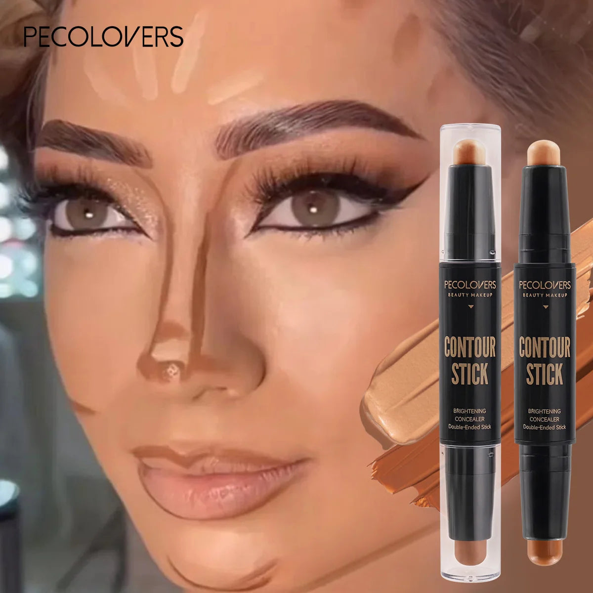 bolígrafo facial doble