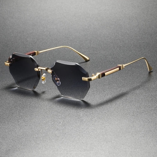 Gafas de sol geométricas protectora