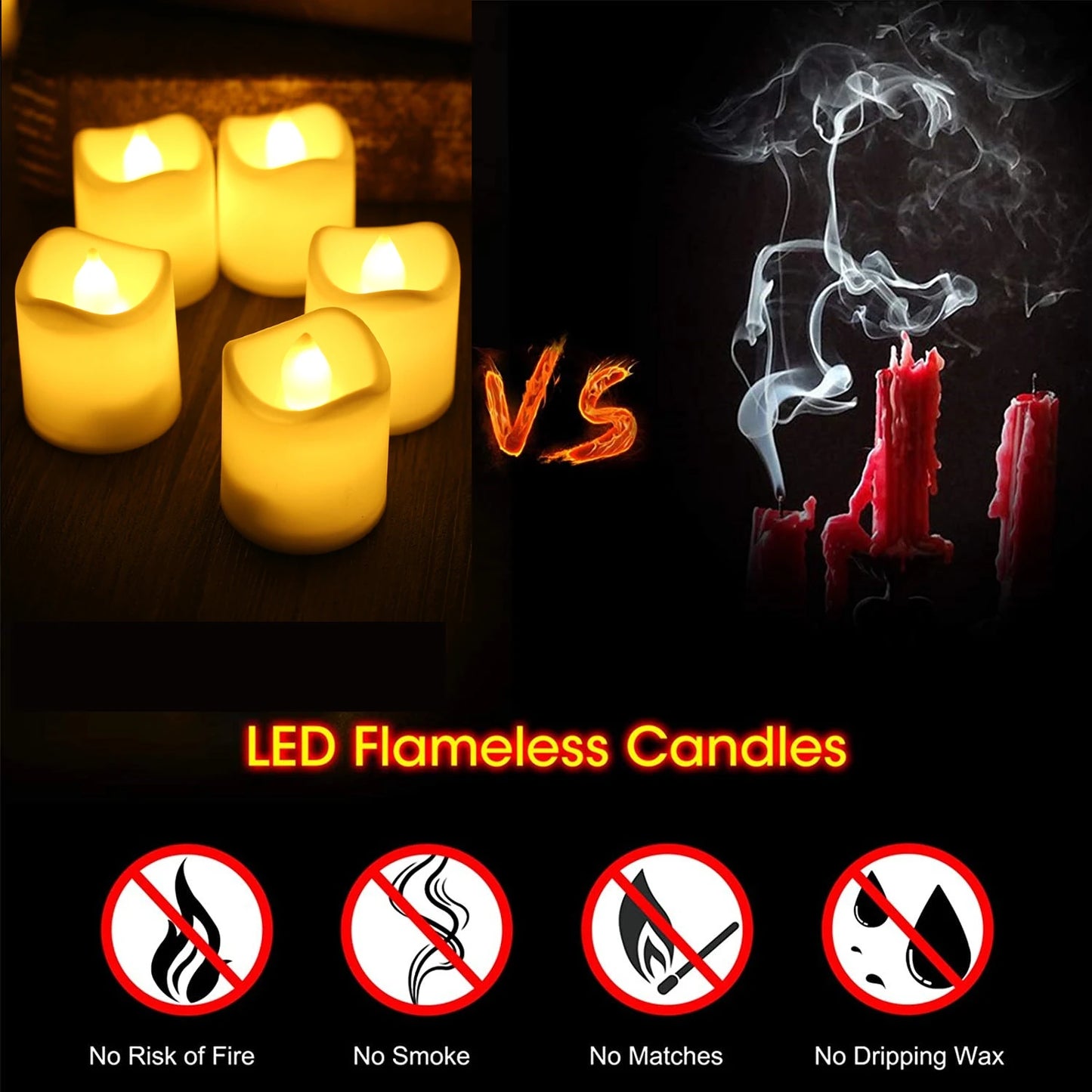 VELAS LED DE TÉ