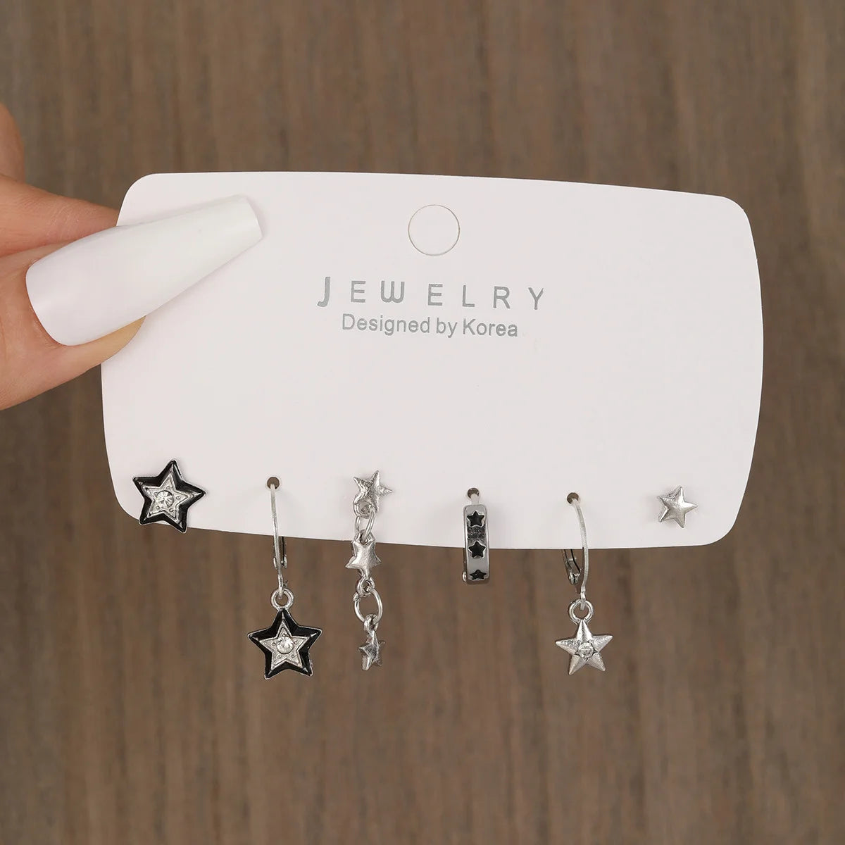 SET DE PENDIENTES ESTRELLA