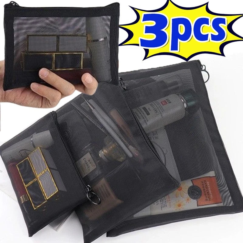 Bolsas de malla transparente, diferente medidas