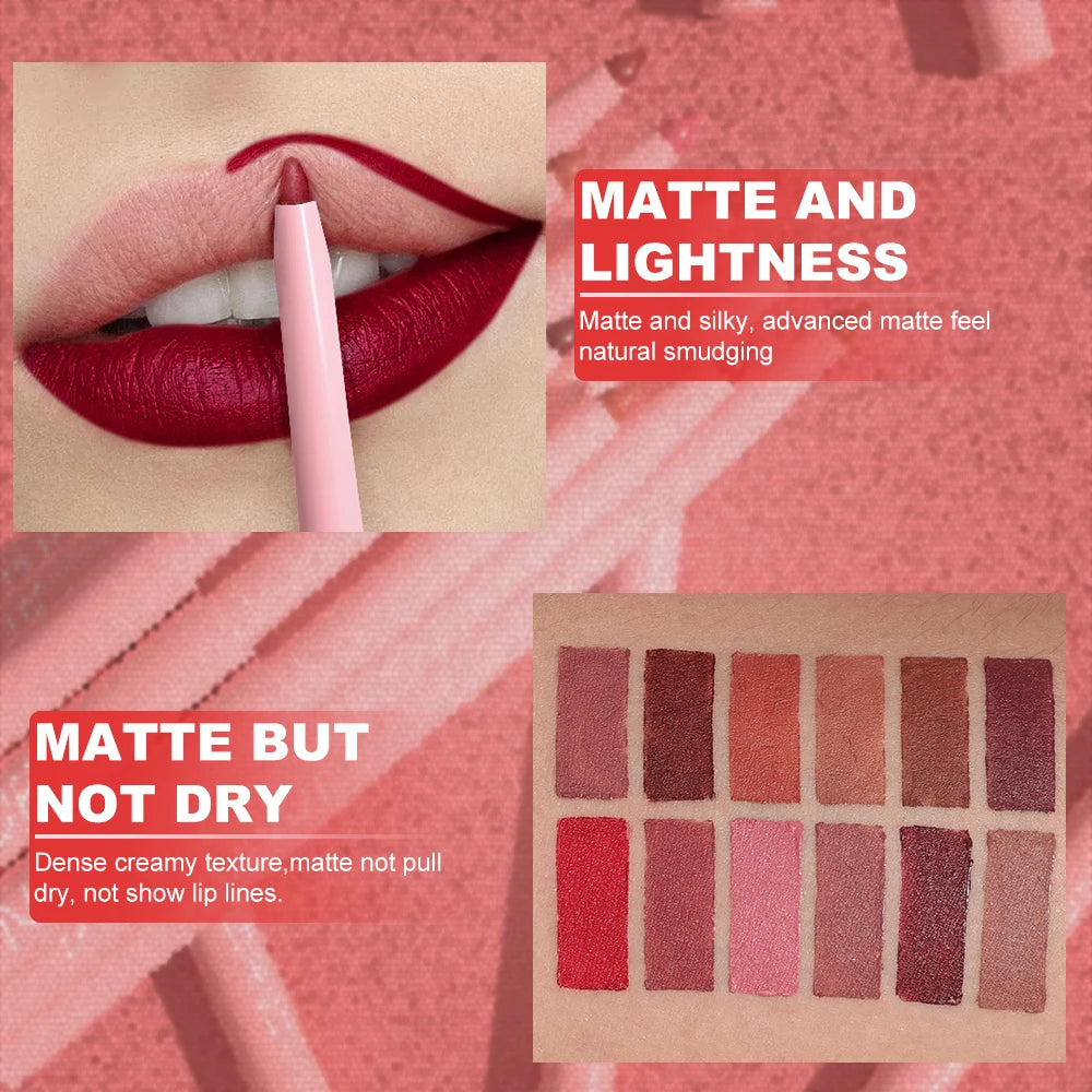 kit de 6 delineador labial