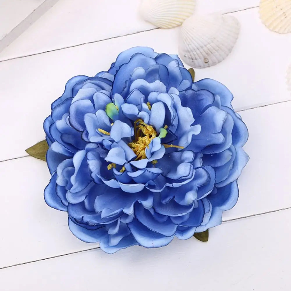 Broche elegante de flor artificial