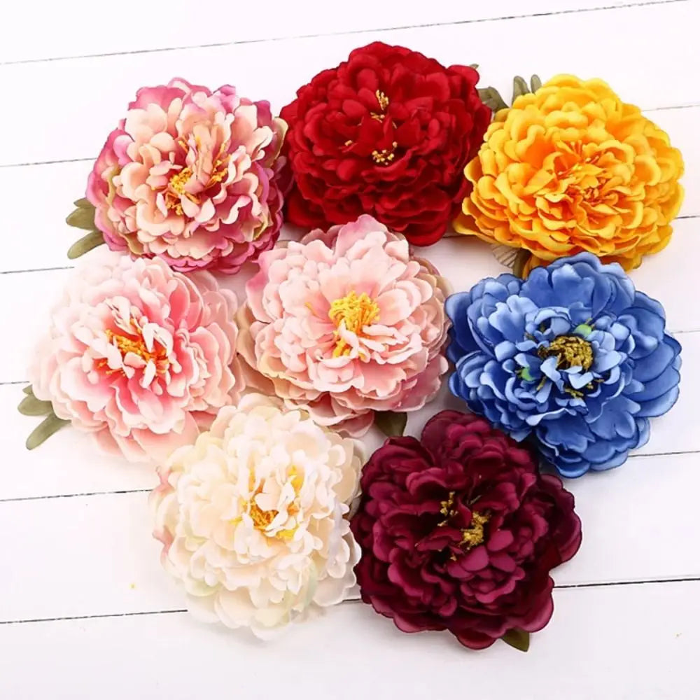 Broche elegante de flor artificial
