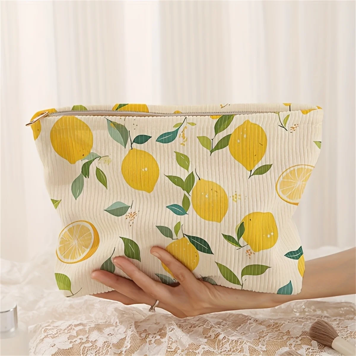 Bolsa De Maquillaje con Cremallera