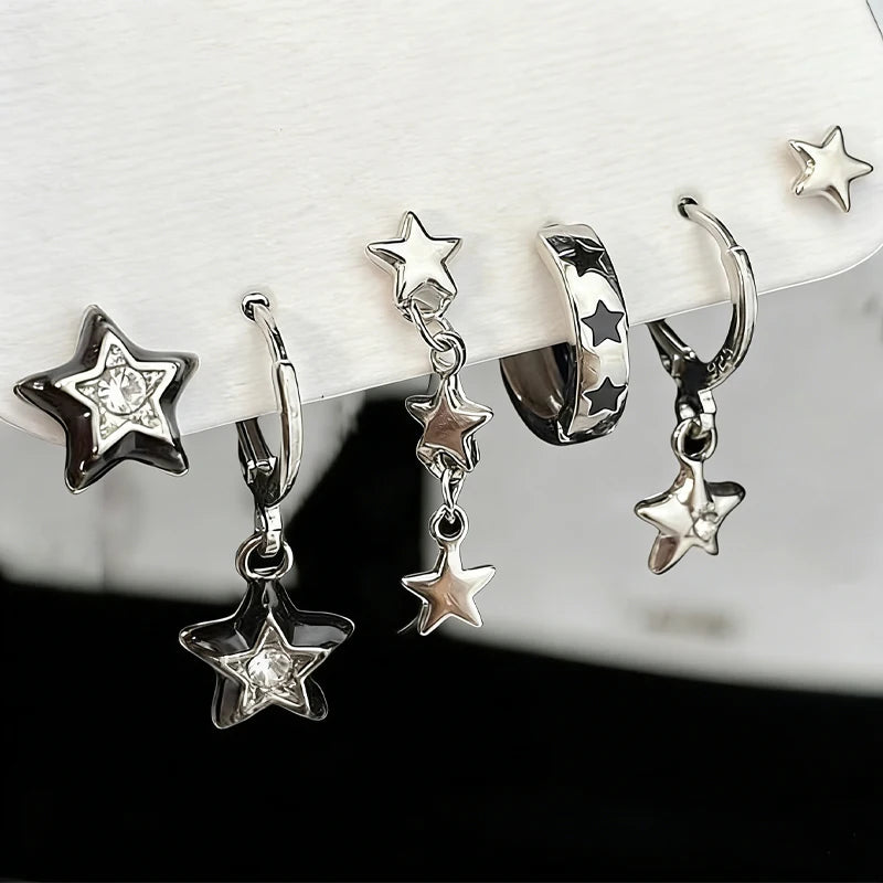 SET DE PENDIENTES ESTRELLA