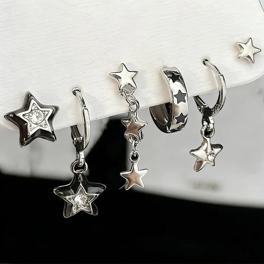 SET DE PENDIENTES ESTRELLA