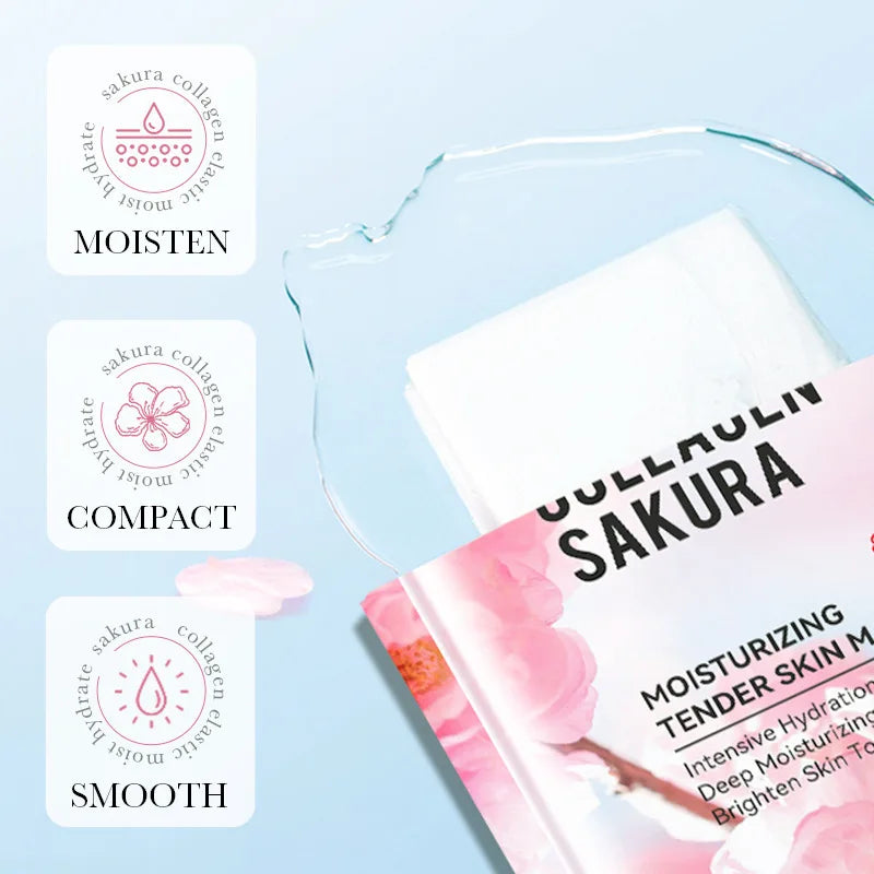 5pcs Mascarilla Facial SAKURA