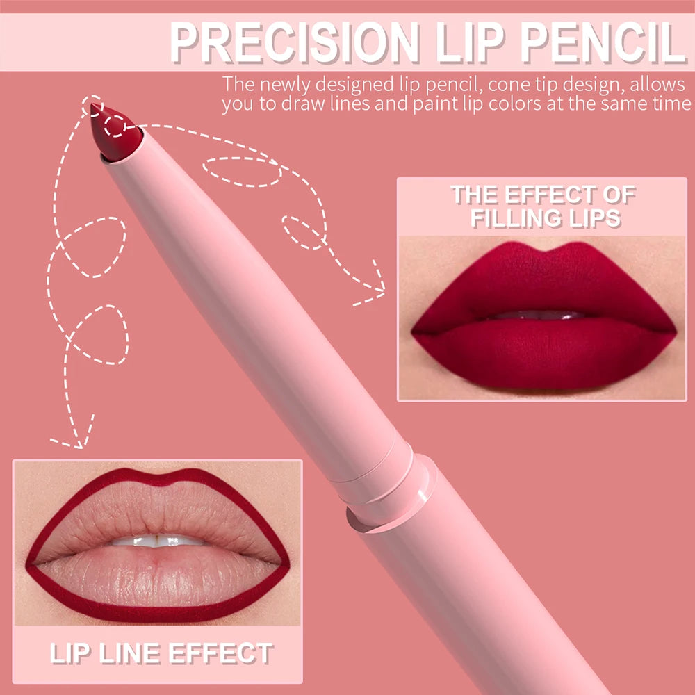 kit de 6 delineador labial