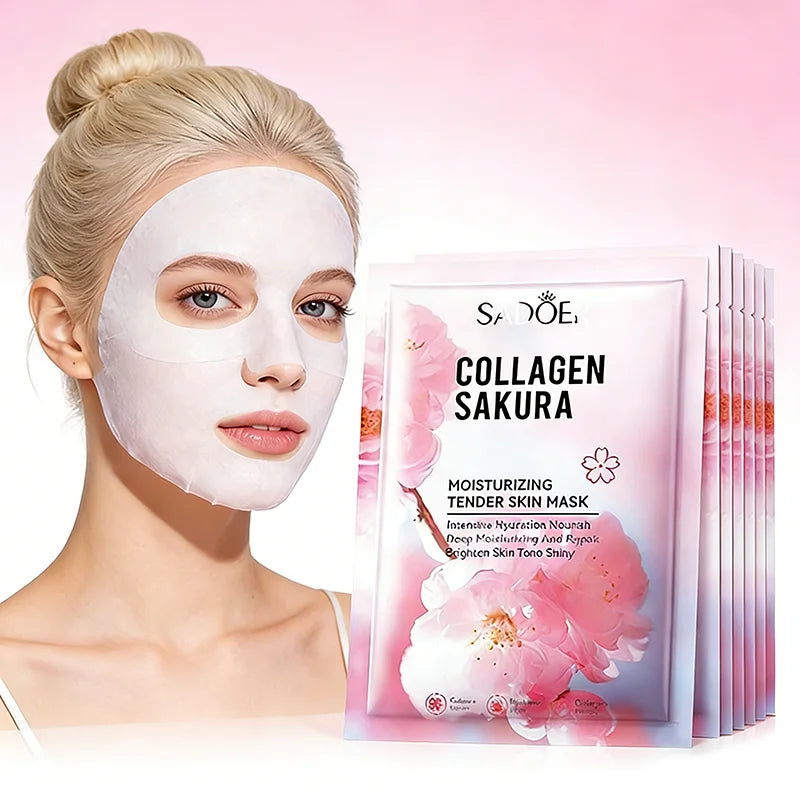5pcs Mascarilla Facial SAKURA